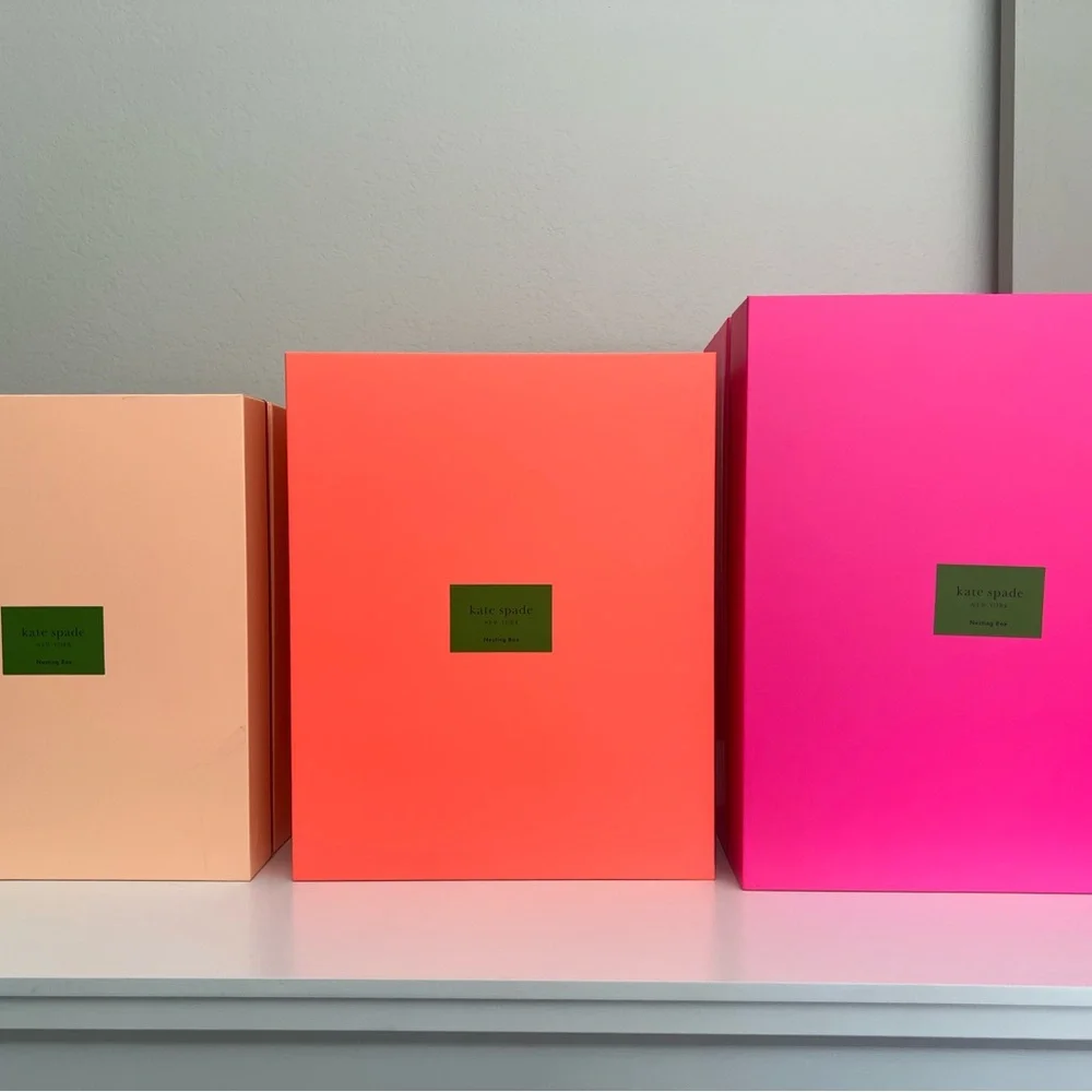 Kate Spade - Decorative Nesting Storage Boxes - Picture 1 of 5